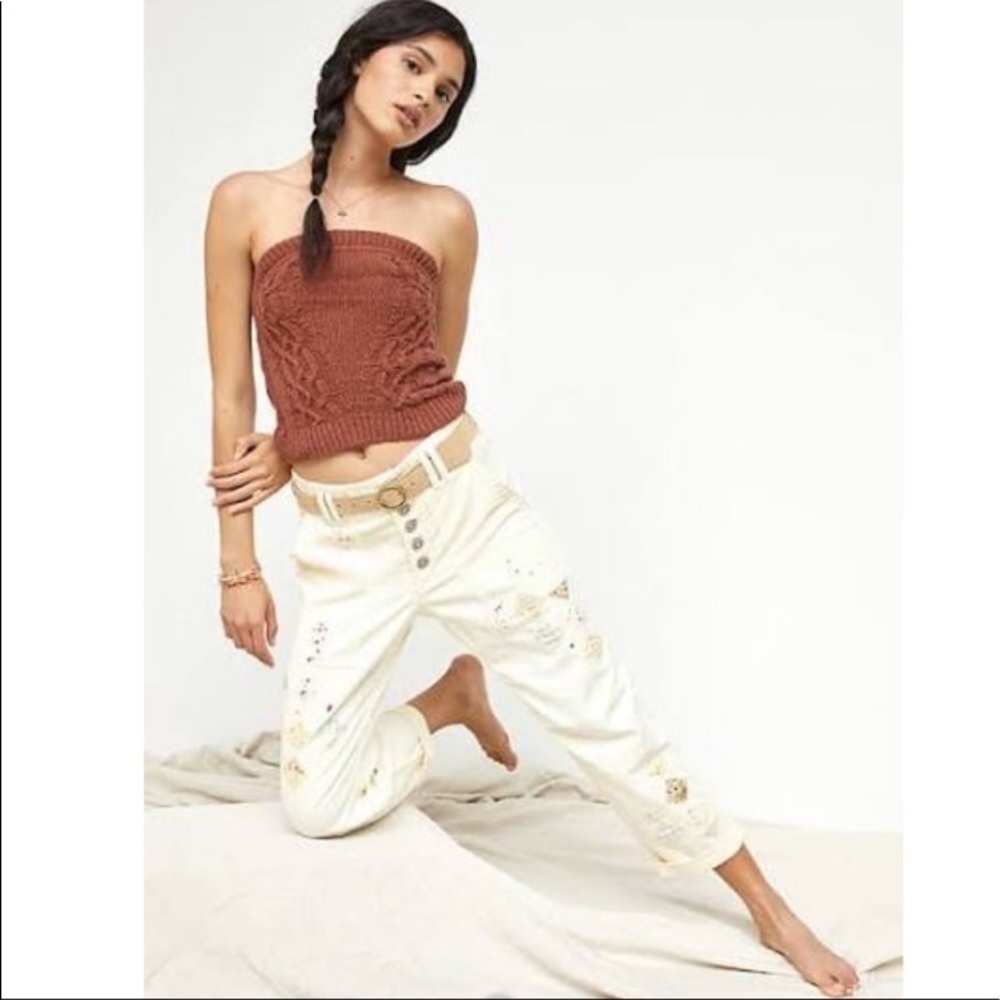 NWT Anthropologie Pilcro the Wanderer Relaxed Patchwork Size 25 or 28 Last one!